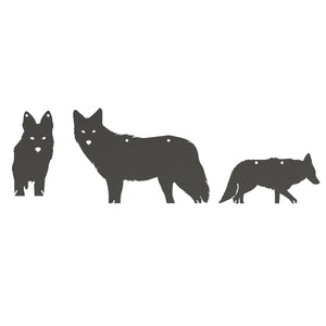 Atlas Targets AR500 Coyote Target W/ REACTIVE Vital - Small