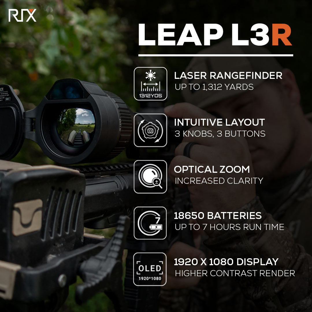 RIX Thermal Scope New! RIX Leap L3R Thermal Imaging Scope LRF