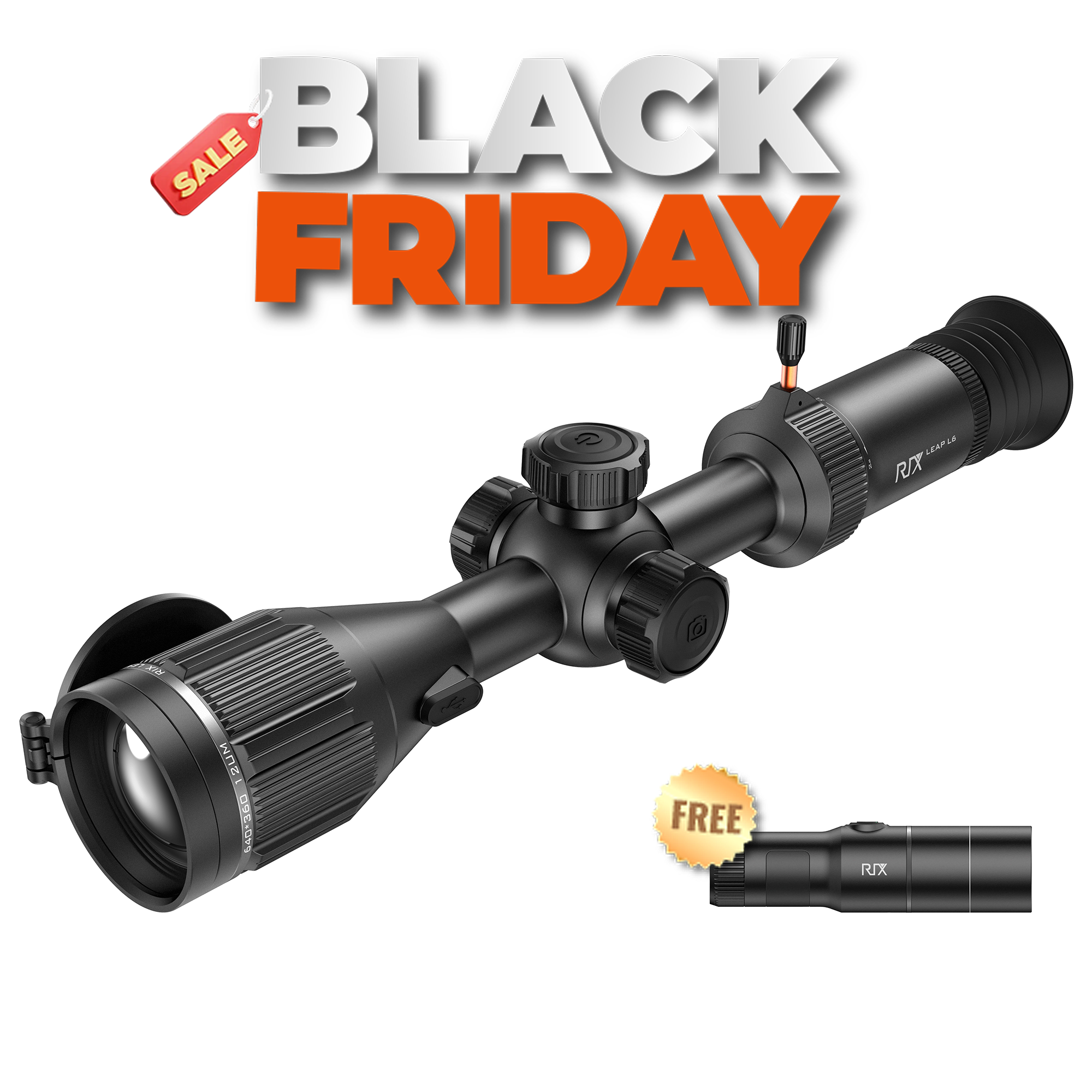 RIX Thermal Scope RIX Leap L6 640 Thermal Imaging Scope W/ FREE LRF