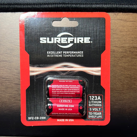 SureFire Battery 123  Lithium 2 Pack