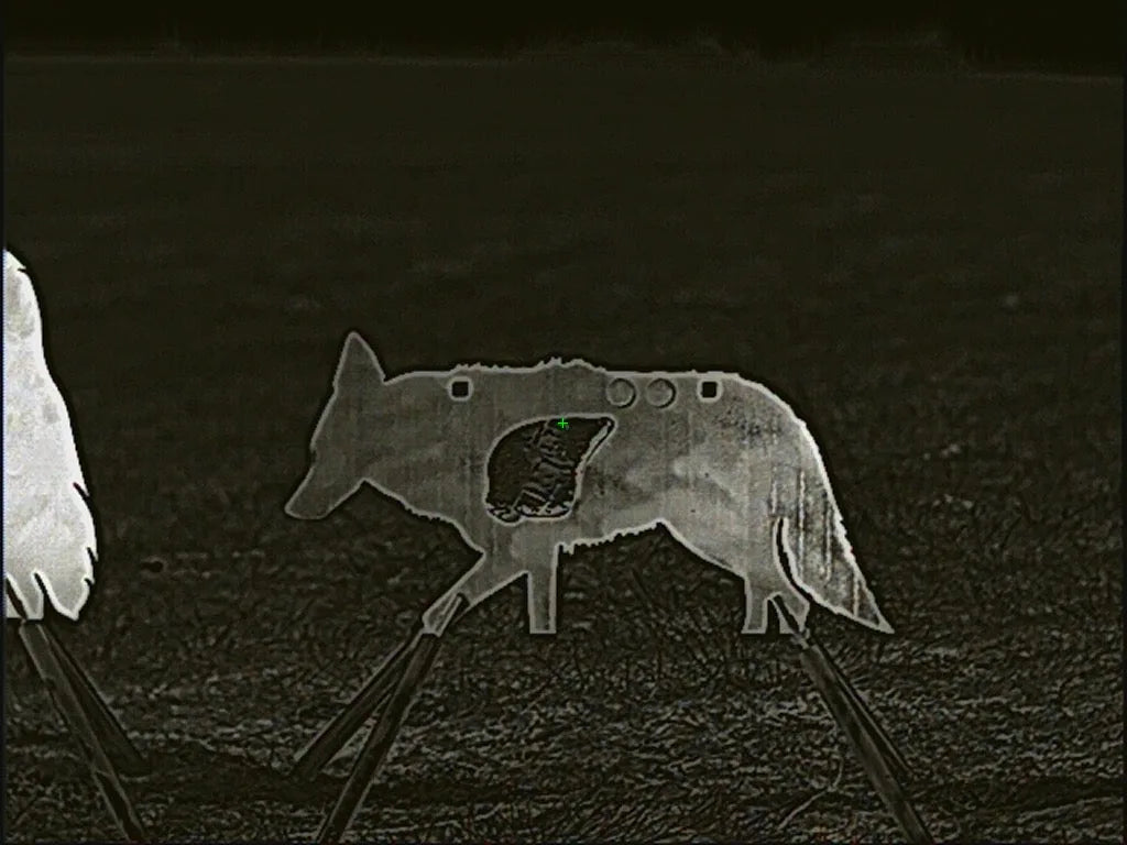 Atlas Targets AR500 Coyote Target W/ REACTIVE Vital - Small