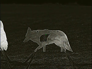 Atlas Targets AR500 Coyote Target W/ REACTIVE Vital - Small