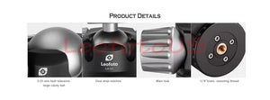Leofoto Leofoto LH55 Low Profile Ball Head Dual Tension W/ Quick Release Plate