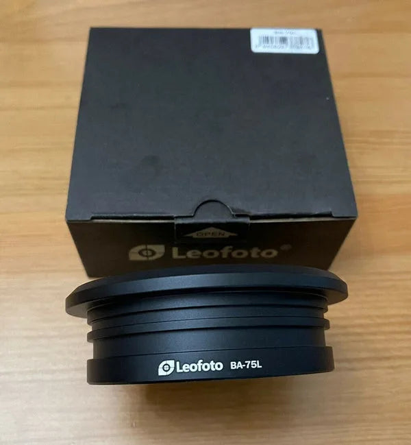 Leofoto Leofoto BA-75L Leofoto BA-75L 100mm to 75mm Top Bowl Adapter