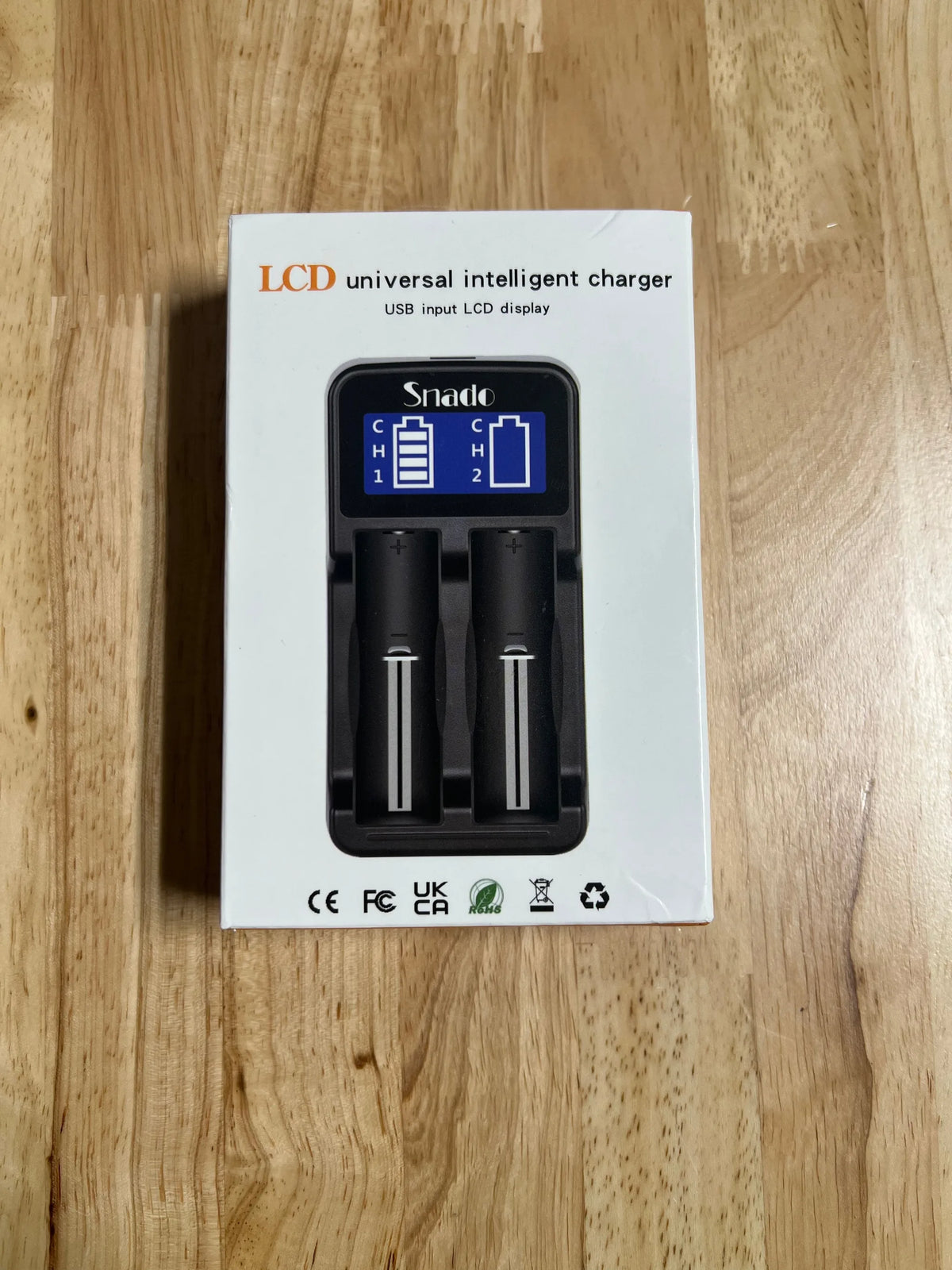 Midwest Thermal Optic Battery Charger 16650, 18500, 18650 Rechargeable Battery Charger