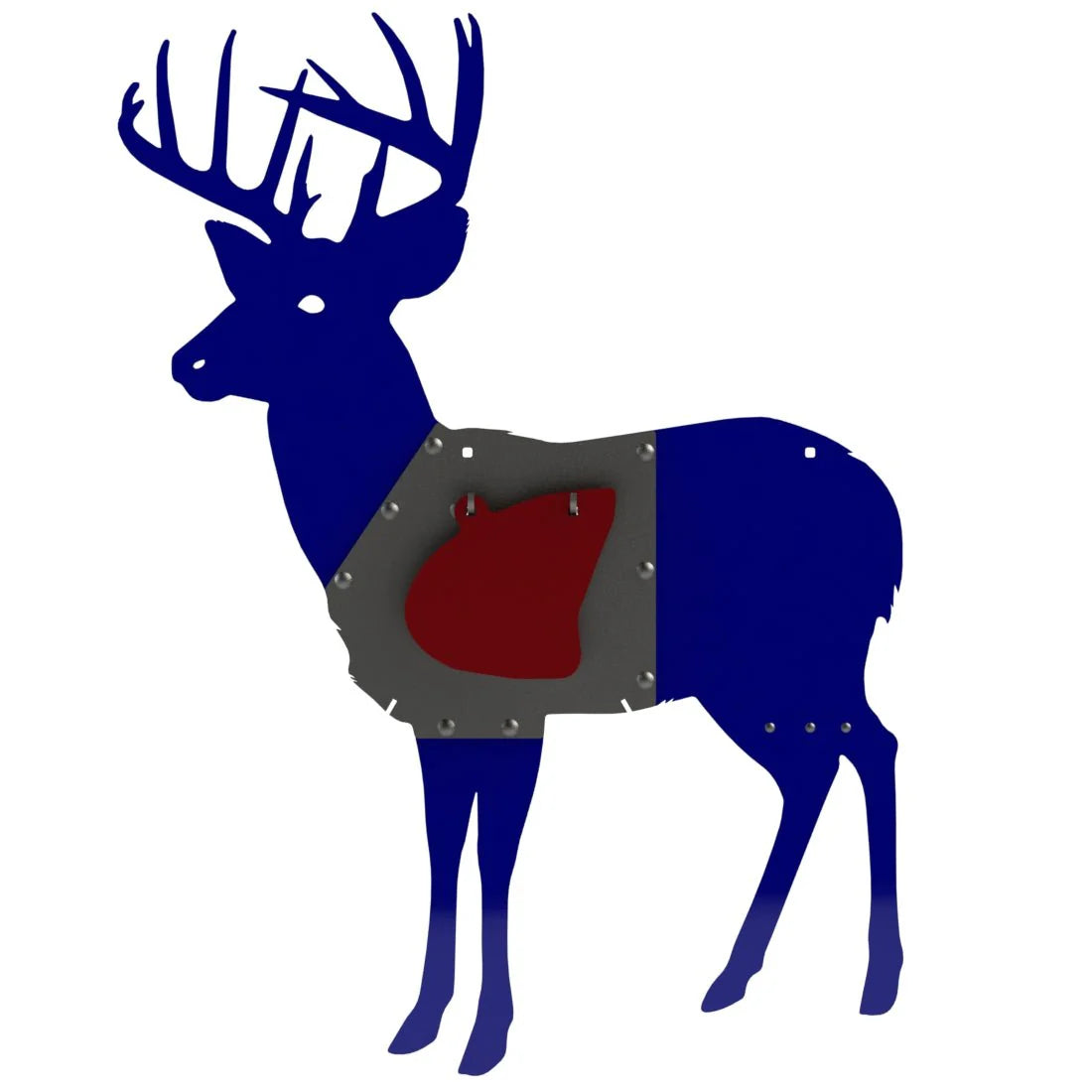 Atlas Targets Deer Target Whitetail Deer Full-Size - Side Profile SR500+ Core Only PLUS Mobile Base Legs