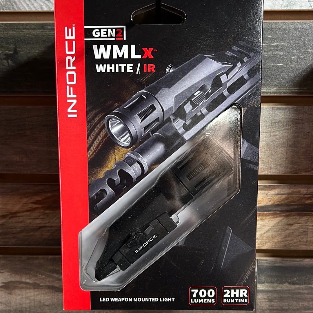 Inforce Gen2 WMLX White IR LED Weapon Mounted Light 700 Lumens