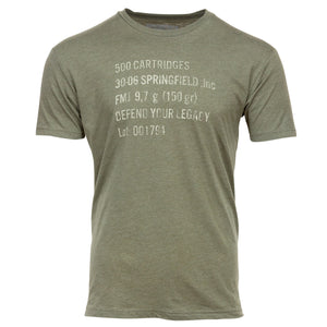 Springfield Armory Ammo Can Men's OD Green Cotton/Polyester Short Sleeve 2XL