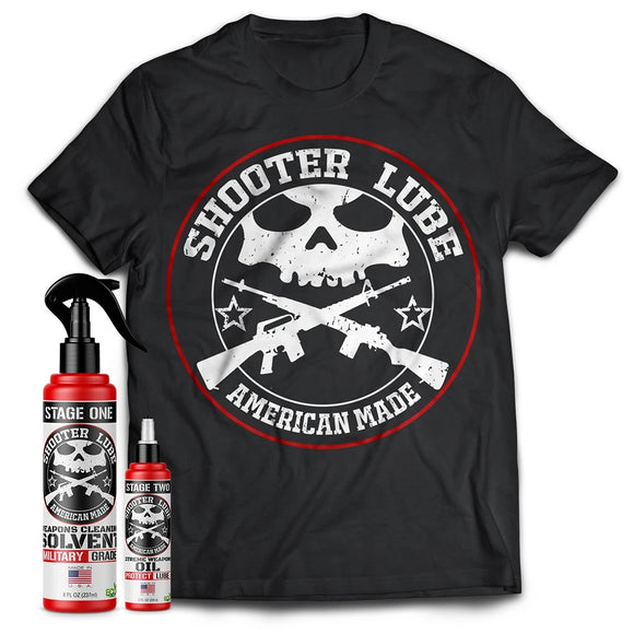 Shooter Lube Essentials Pack w/Shirt (4oz solvent)
