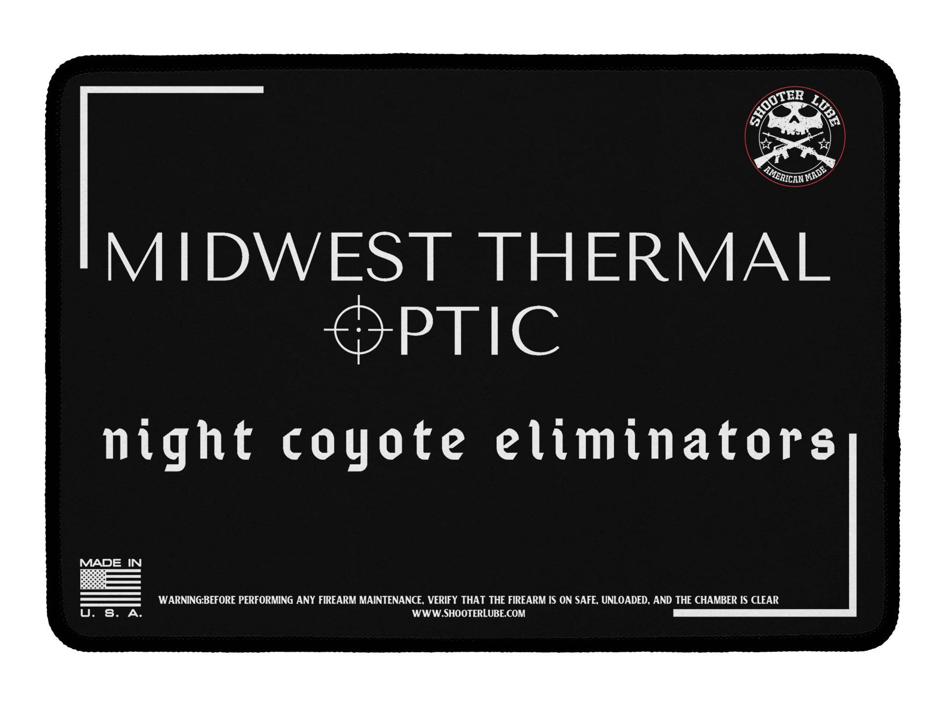 Midwest Thermal Optic Gun Cleaning Mat Logo Gun Cleaning Mat 12x17 - Small