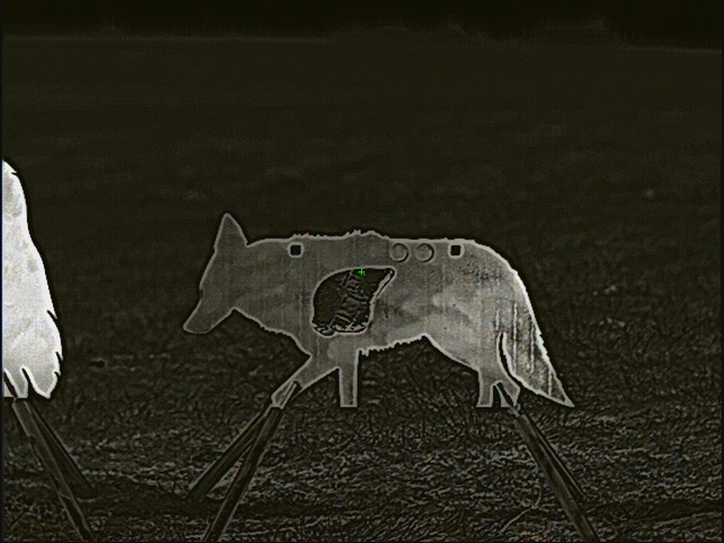 Atlas Targets AR500 Coyote Target W/ REACTIVE Vital - Small