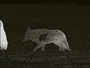 Atlas Targets AR500 Coyote Target W/ REACTIVE Vital - Small