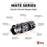 InfiRay Outdoor Mate 640 50mm Clip-On Thermal Weapon Sight
