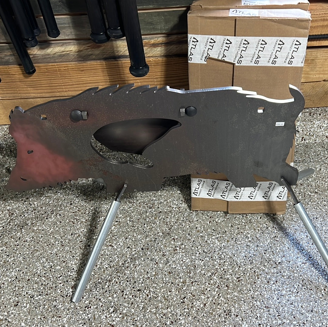 Atlas Targets 32" AR500 Side Profile Reactive Feral Hog Target
