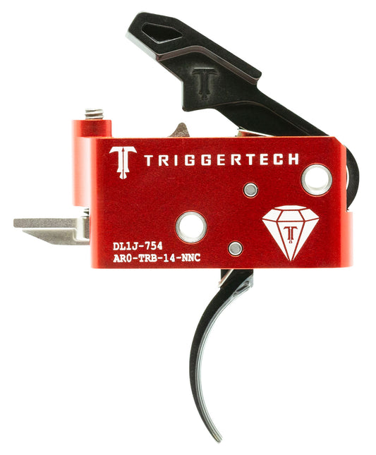 TriggerTech AROTRB14NNC Diamond AR-15 Black Two-Stage Traditional Curved 1.50-4.00 lbs Right