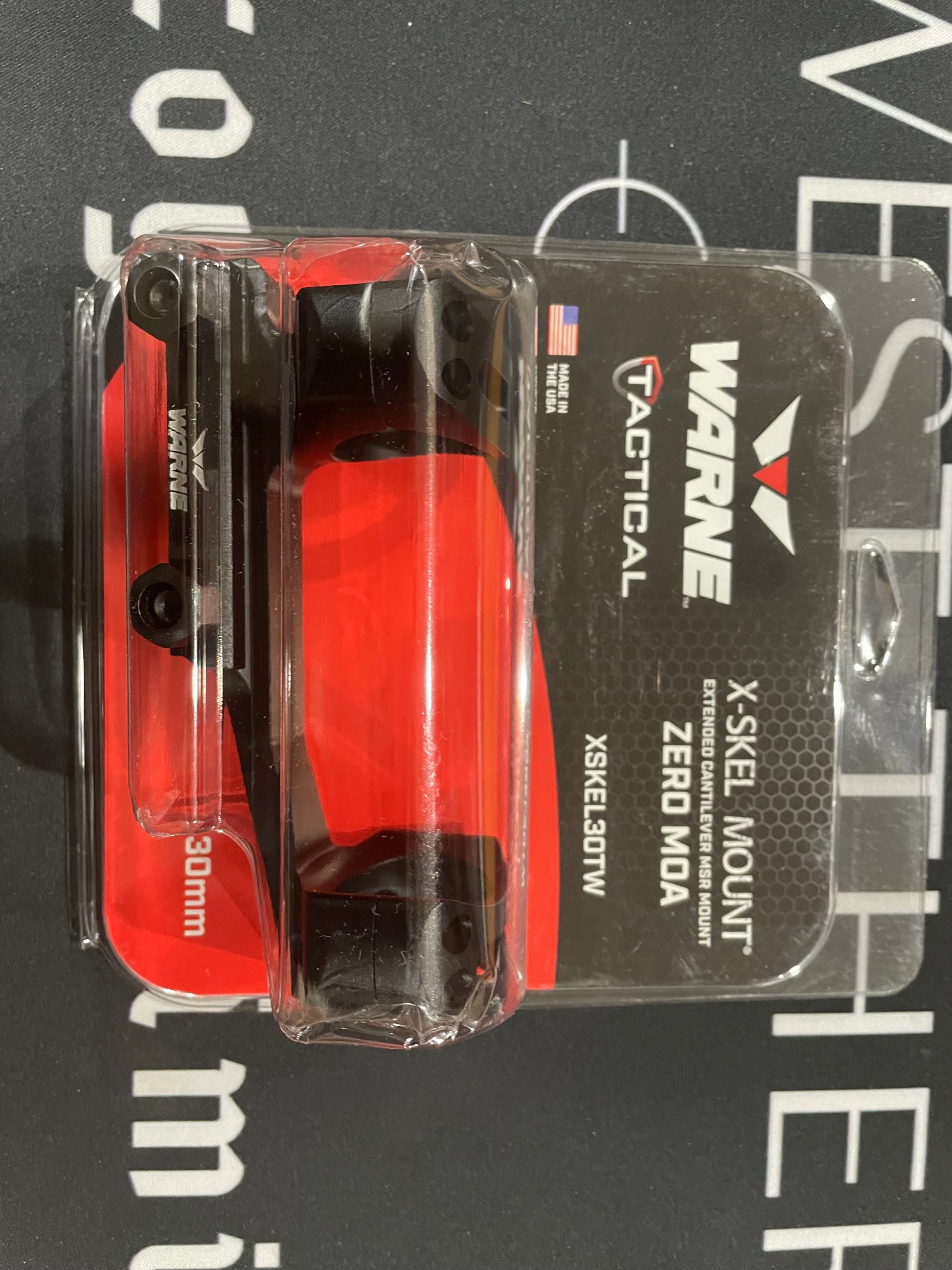 Midwest Thermal Optic 🇺🇸 Warne XSKEL30TW Gen 2 Extended Skeletonized 30 MM MSR Mount Black